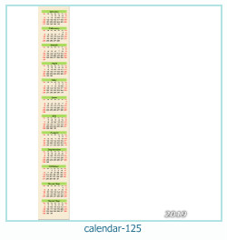 calendario cornice 125