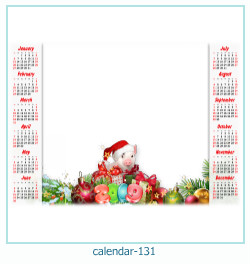 marco de fotos de calendario 131