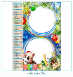 marco de fotos de calendario 152