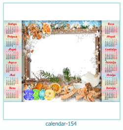 marco de fotos de calendario 154