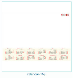 marco de fotos de calendario 169