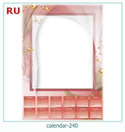 marco de fotos de calendario 240