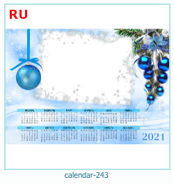 marco de fotos de calendario 243