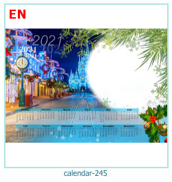 marco de fotos de calendario 245
