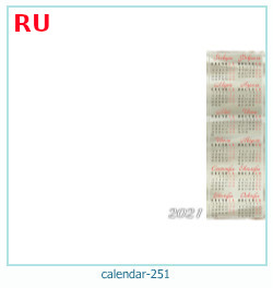 marco de fotos de calendario 251