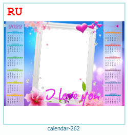 calendar photo frame 262
