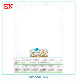 marco de fotos de calendario 266