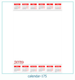 calendario marco de fotos 175