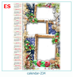 calendar photo frame 234