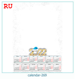 calendário moldura 269