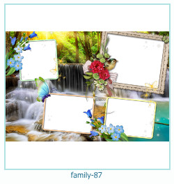 87 Photo frame família
