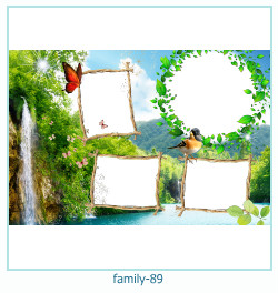 89 Photo frame família