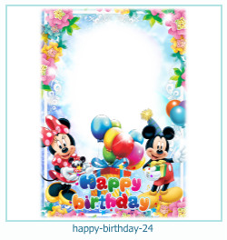 Online photo editor happy birthday frame